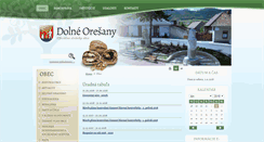 Desktop Screenshot of dolneoresany.sk