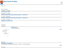Tablet Screenshot of dolneoresany.sk